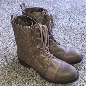 Brown Combat Boots